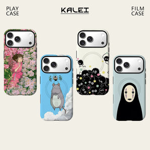 S-Spirited A-AwayS For Magnetic Phone Case for IPhone 17 16 15 14 13 Pro Max Plus Single Double-layer tough Case