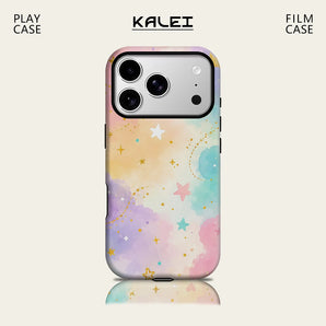 Glitter Star Sky For Magnetic Must-Have Phone Case for IPhone 18 17 16 15 14 13 Pro Max Plus Single Double-layer tough Case