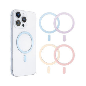 Magsafe Magnetic Ring for Wireless Charging, Suitable for Various Mobile Phones, Universal Magnetic Patch, Thick Magnetic Ring, Iron Ring for Phone Back, Essential for Wireless Charging