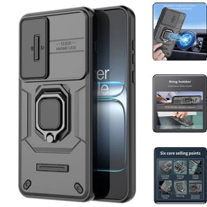 For OnePlus Nord 5 5G Case Car Magnetic Ring Stand Armor Phone Cases for One Plus Nord5 1+Nord 5 2025 Back Cover Capa Fundas
