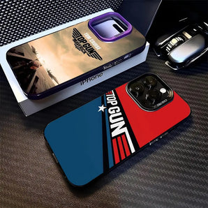 Top Gun Maverick Phone Case for iphone 17 16 15 14 13 11 12 Pro Max Xr X Air Plus black silver hard shell Cover