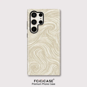 Fcicicase Fashion Art Painting Phone Case For Samsung Galaxy S23 Ultra S24+ S25 Plus S20 FE A36 A26 A56 A16 Dual Layer Capa