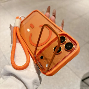 KZJ Wireless magnetic metal lens holder for phone case, compatible with iPhone 17 16, 15, 14, 13, 12 Pro Max