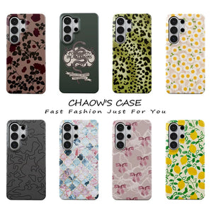 Luxury Bugrs Noir Roses Phone Case for Samsung Galaxy S20 FE S22 S24 S25 S26 Plus Ultra Edge 4G 5G Double-layer Back Cover Funda
