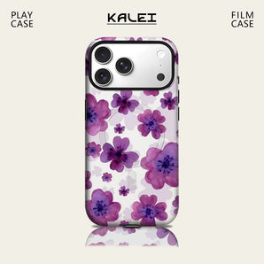 Lilac Pink Cluster Phone Case for IPhone 17 16 15 14 13 Pro Max Plus for Magnetic Single Double-layer Tough Case