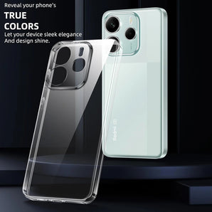 Clear Cover Transparent Shockproof Silicone Soft Case For Xiaomi Redmi Note 14 13 12 Pro Plus Pro+ 4G 5G Redmi 14C 13C 12C
