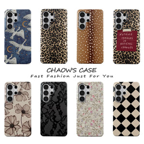 Luxury Bugrs Midnight Lace Phone Case for Samsung Galaxy S20 FE S22 S24 S25 S26 Plus Ultra Edge 4G 5G Double-layer Back Cover