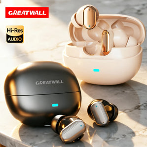 GREATWALL AI Translation Wireless Bluetooth Earphones Waterproof HIFI Sound HD Call Earbuds With Mic Headphones Office Travel