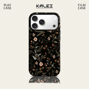 Nocturnal Floral Phone Case for IPhone 17 16 15 14 13 Pro Max Plus for Magnetic Single Double-layer Tough Case