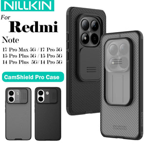Nillkin for Xiaomi Redmi Note 17 Pro Max Note 15 Pro Plus 14 Pro Plus 5G CamShield Pro Slide Camera Cover Protector Phone Case