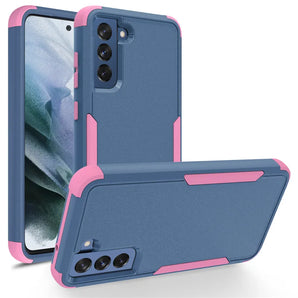 For Samsung Galaxy S21 FE S22 Plus S23 S24 Ultra 3 Layer Armor Hybrid Shockproof Case for A12 A32 A52 A52S A13 A33 A53 A14 A54