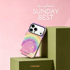 Pastel Rainbow Cloud For Case For iPhone 17 16 15 14 Plus 13 Pro Max Shockproof Hard Cover CaseChic