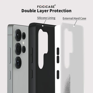 Protective Phone Case For Samsung Galaxy S24 Ultra S23 A36 A26 S25 Plus S26 Edge A56 A16 S20 FE Cute Cat Print Cover