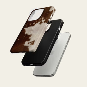 Brown White Cow IPhone17 Must for Magnetic Phone Case for IPhone 17 16 15 14 13 Pro Max Plus Single Double-layer Tough Case
