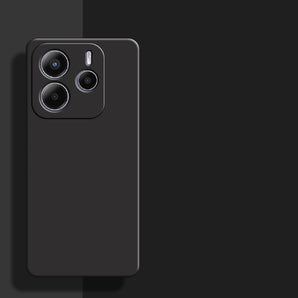 For Redmi Note 14 Case For Redmi Note 14 4G 5G Global Cover Original Liquid Silicone Rubber Shockproof Bumper For Redmi Note 14