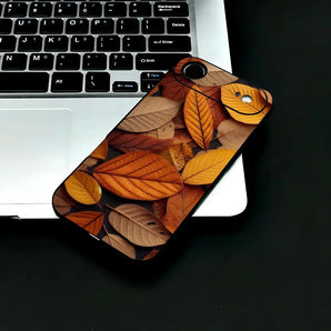 Autumn leaves Phone Case for iPhone 12-17 Air Plus Pro Max Satin Glossy Colorful Great Gift