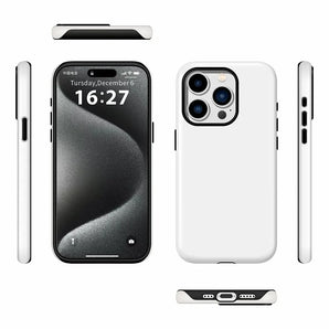 Y2K Bow Graffiti Heart Phone Case for iPhone 18 17 17e 16e 16 15 14 13 12 11 X XS XR 8 Air Pro Max Plus Double-layer Back Cover