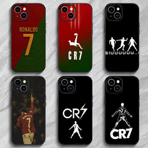 football star CR7 C-Cristiano Ronaldo Phone Case Phone Case Soft Packaging Lightweight For iPhone17 16 15 14 13ProMax