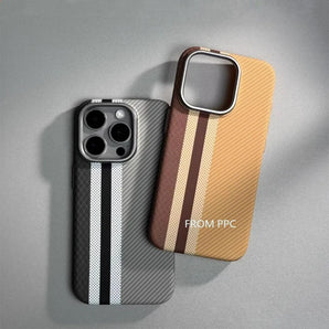 Carbon For MagSafe Phone Case Cover for iPhone 16 Pro Max 15 14 13 Wireless Charge Magnetic Shell Alloy Camera Ring Armor Coque