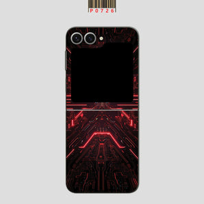Skin For Samsung Galaxy Z Flip 8 7 6 5 4 3 Back Film Sticker Full Cover Protective Decal Wrap Side Frame Back Screen Protector