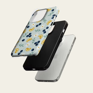 Light Blue Fresh Fruit Phone Case for IPhone 17 16 15 14 13 Pro Max Plus for Magnetic Single Double-layer Tough Case