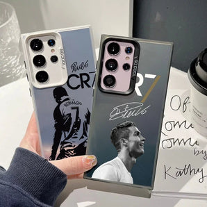 Football Player C-Cristianos R-Ronaldos Case For Samsung Galaxy S26 S25 Edge S24 S23 S22 S21 Plus Ultra FE A17 A07 A56 A36 Cover