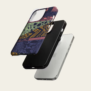 Geo Tribal Patch For Magnetic Must-Have Phone Case for IPhone 18 17 16 15 14 13 Pro Max Plus Single Double-layer tough Case