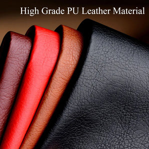 Leather Case For Samsung Galaxy S21 S20 Plus Ultra FE 5G Luxury Retro Litchi Pattern Soft Cover For Samsung S22 S20 S21 FE Case