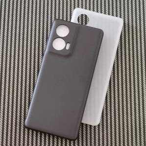 Soft TPU Case for Motorola Moto Edge 50 Fusion Matte Frosted Clear Black Silicone Shell for EDGE 50Fusion Protective Phone Cover