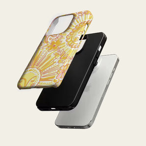 Sunset Floral Swirl IPhone17 Must for Magnetic Phone Case for IPhone 17 16 15 14 13 Pro Max Plus Single Double-layer Tough Case