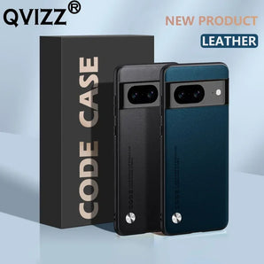 Leather Case for Google Pixel 9 Pro XL Pixel 9 8 7 6 Pro 5 4 XL 8a 7a 6a 5a 4a Carbon Fiber Silicone Protection Hard Phone Cover