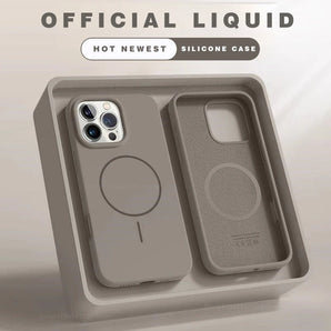 Magnetic Phone Case For iPhone 15 14 16 Plus 11 12 13 17 Pro Max Air Shockproof Silicone Cover For Magsafe Wireless Charge Cases