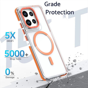 Luxury Shockproof Magnetic Clear Case for Motorola Moto Edge 60 50 Fusion 50 Pro 50Neo G86 G56 G15 G05 G55 G24 for Magsafe Cover