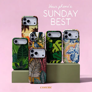 Tropical Leaf Collage For Case For iPhone 17 16 15 14 Plus 13 Pro Max Shockproof Hard Cover CaseChic