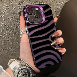Fashion Zebra Pattern Phone Case For iPhone 17 18 Pro Max 16 15 14 Plus 13 12 Mini 11 X XS XR 8 7 Hard TPU Shockproof Cover