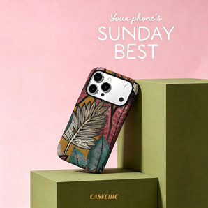 Tropical Leaf Collage For Case For iPhone 17 16 15 14 Plus 13 Pro Max Shockproof Hard Cover CaseChic