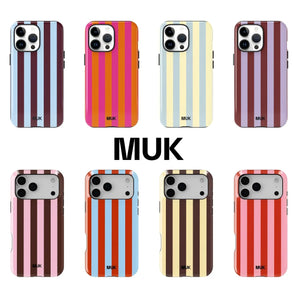Luxury Colorful stripes Phone Case for iPhone 18 17 16e 16 15 14 13 12 11 XSMAX Air Pro Max Plus Luxury Double-layer Back Cover