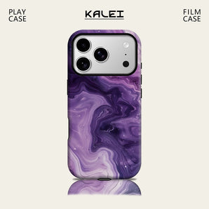 Purple Swirl for IPhone17 Must for Magnetic Phone Case for IPhone 17 16 15 14 13 Pro Max Plus Single Double-layer Tough Case