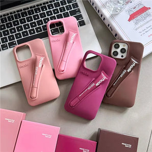 With Box Hot Sale Soft Silicone Phone Case For iPhone 17 Air 11 12 13 14 15 16 Pro Max Plus New Portable Lip Gloss Holder Cover