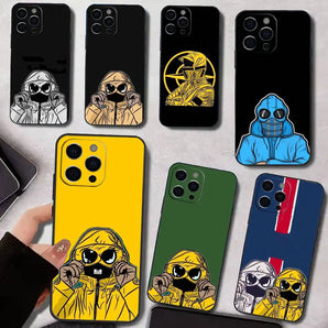 Brand C-CP P-Puals Phone Case Silicone Soft For IPhone 17 16 15 14 13 12 11 X XR Plus Pro Max Plus