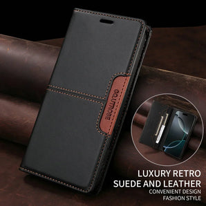Luxury Case for Redmi Note 17 15 14 13 12 Pro Plus 5G 4G Flip Cover Magnet Wallet RFID Phone Book Funda Xiaomi Redmi Note 10 11S