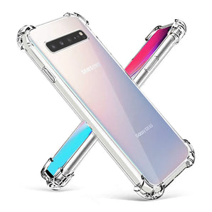 Shockproof Clear TPU Case For Samsung Galaxy S10 Plus S10 5G Soft Silicone Transparent Airbag Phone Case For Samsung S10 Cover