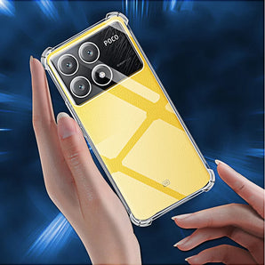 Shockproof Clear TPU Soft Back Case for Xiaomi Poco M8 M7 M6 Pro 4G X8 X7 X6 X5 X4 X3 F5 Pro M5s C65 Pocophone Phone Cover