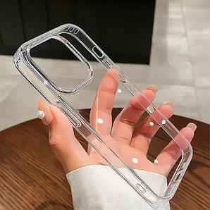 Ultra Thin Clear Acrylic Phone Case For iPhone 18 17 16 15 14 13 12 11 Pro Max Phone Back Cover Transparent Shockproof Cover
