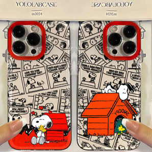 Cartoon S-Snoopys Phone Case For iPhone 18 17e 17 16 16e 15 14 13 12 11 Mini Pro Max X XSMax 7 8 Air Plus Transparent Back Cover