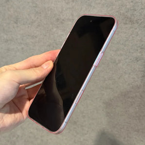 For iPhone Air Case Magnetic Matte Transparent Lightweight Skin Feel Hard PC Simple Phone Cover Fingerprint-Resistant Bumper