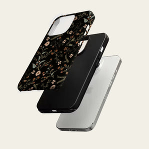 Nocturnal Floral Phone Case for IPhone 17 16 15 14 13 Pro Max Plus for Magnetic Single Double-layer Tough Case