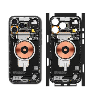 Tear Down Skin Circuit 3M Wrap Sticker Phone Case for IPhone Air 17 16 15 14 Pro Max Plus 13 Mini 17Pro Back Cover Accessories