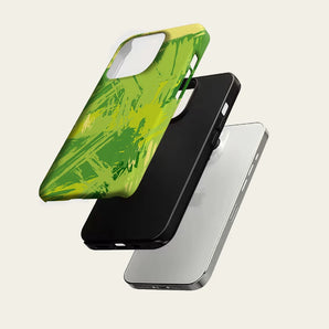 Green Brush Stroke For Magnetic Must-Have Phone Case for IPhone 18 17 16 15 14 13 Pro Max Plus Single Double-layer tough Case