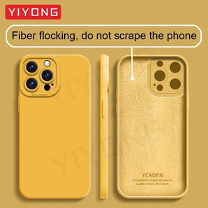 For Redmi Note14 Pro YIYONG Original Liquid Silicone Soft Cover For Xiaomi Redmi Note 14 13 15 Pro Plus Note15 Pro+ Phone Case